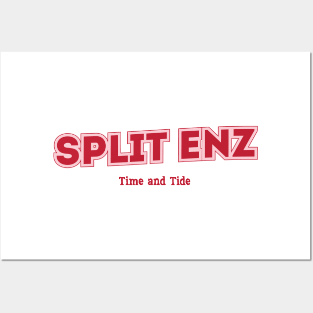 Split Enz Wall Art by PowelCastStudio